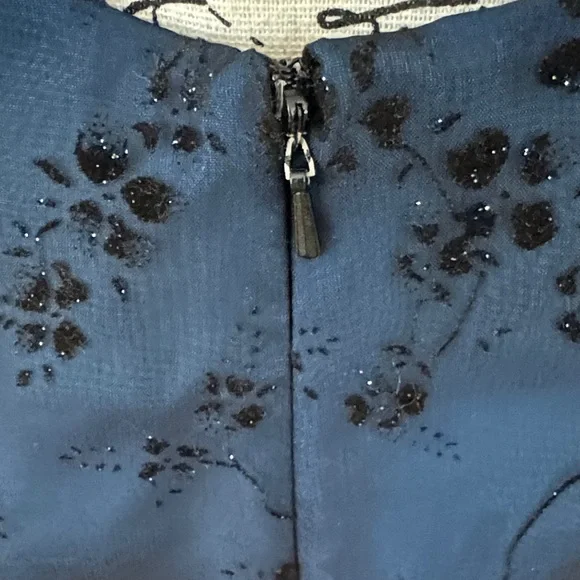 Elegant Blue evening wedding guest Dress gown - Picture 5 of 9